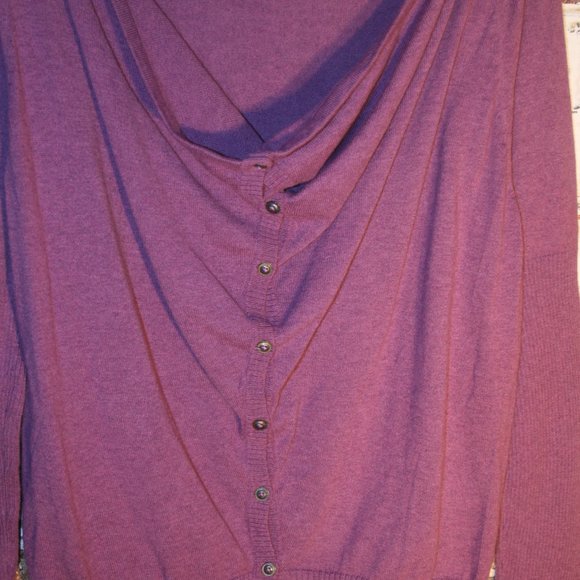 Eileen Fisher 100% Organic Cotton Drape Sweater - Picture 2 of 5